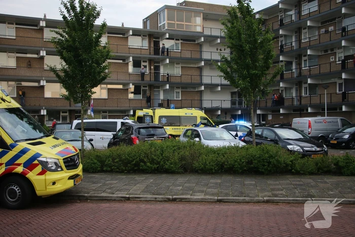 Traumahelikopter trekt veel bekijks