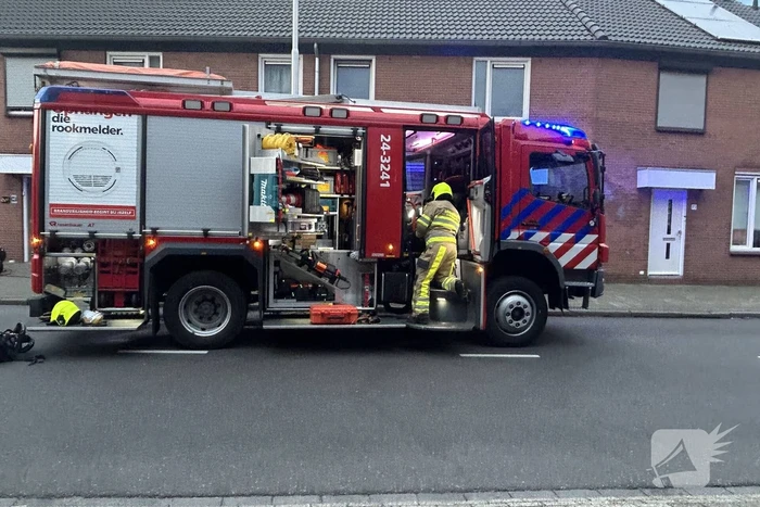 Veel rook bij brand in woning
