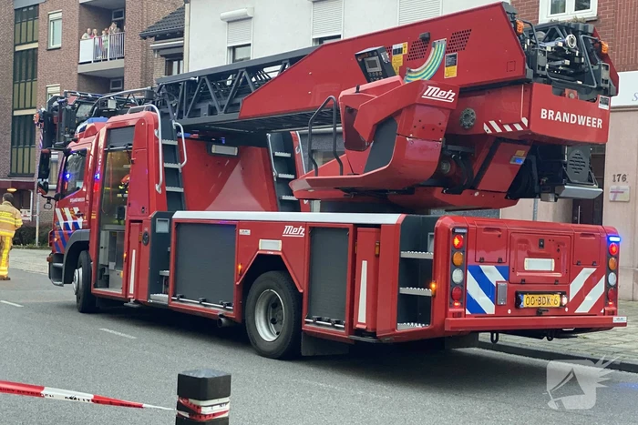 Veel rook bij brand in woning