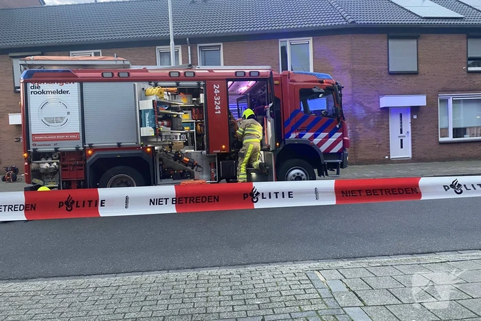 Veel rook bij brand in woning