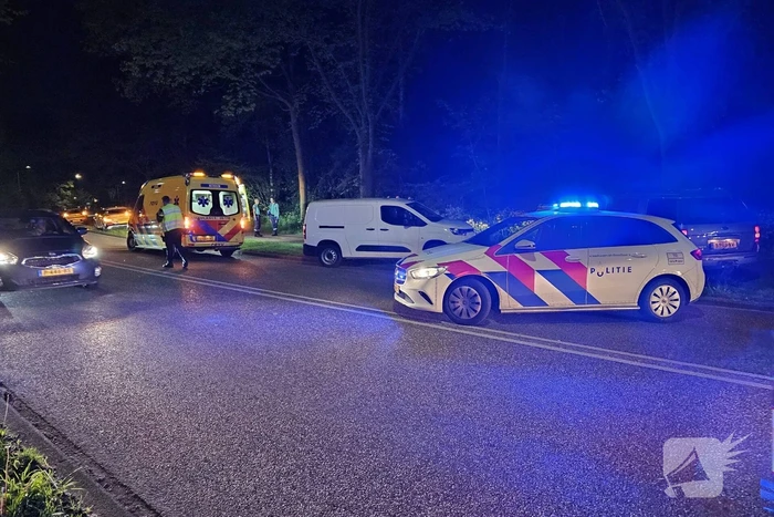 Gewonden bij aanrijding met scooter en fietser