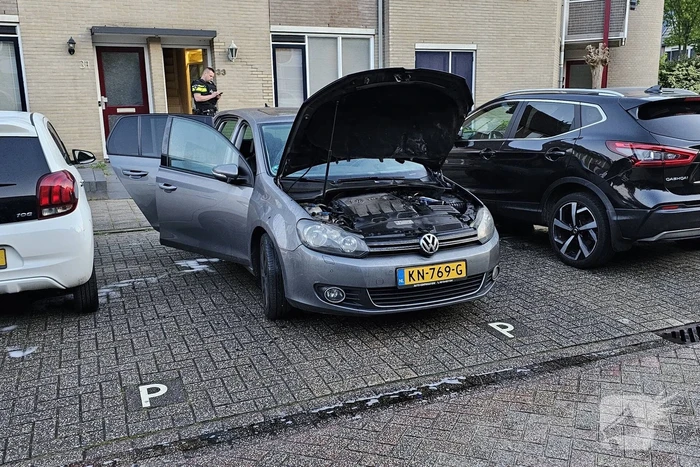 Geparkeerde auto verwoest door brand