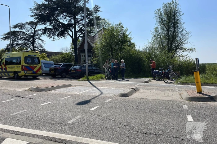 Fietser gewond na val
