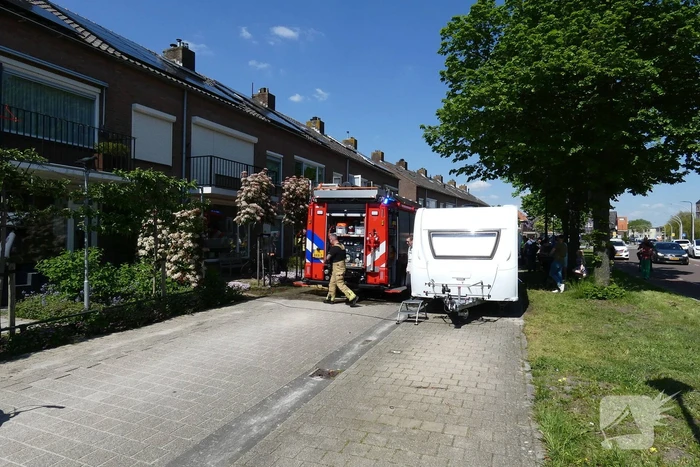 Brand in woning snel onder controle