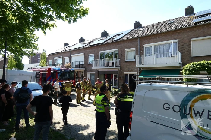Brand in woning snel onder controle
