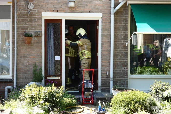 Brand in woning snel onder controle