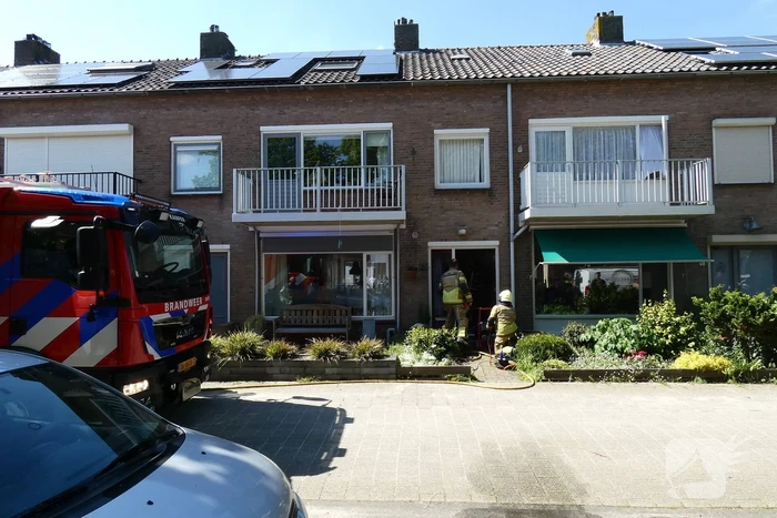 Brand in woning snel onder controle