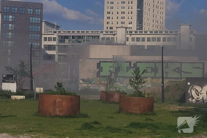 Zeer grote brand in leegstaande loods