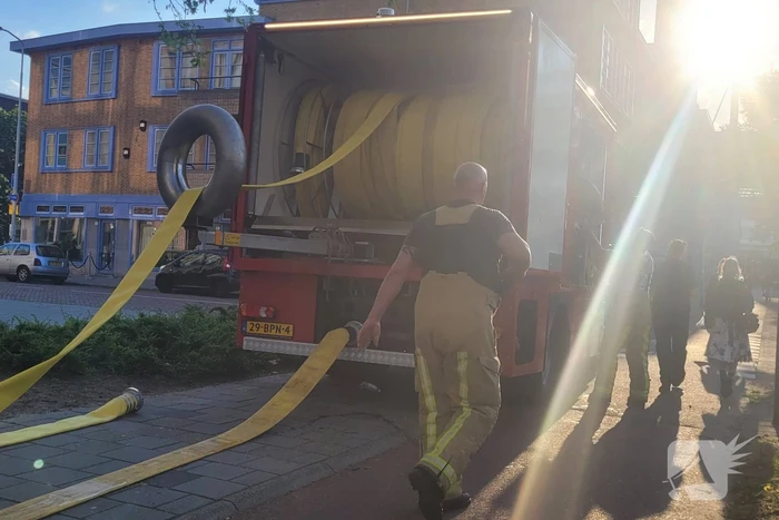 Zeer grote brand in leegstaande loods