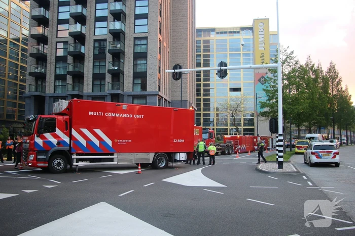 Zeer grote brand in leegstaande loods