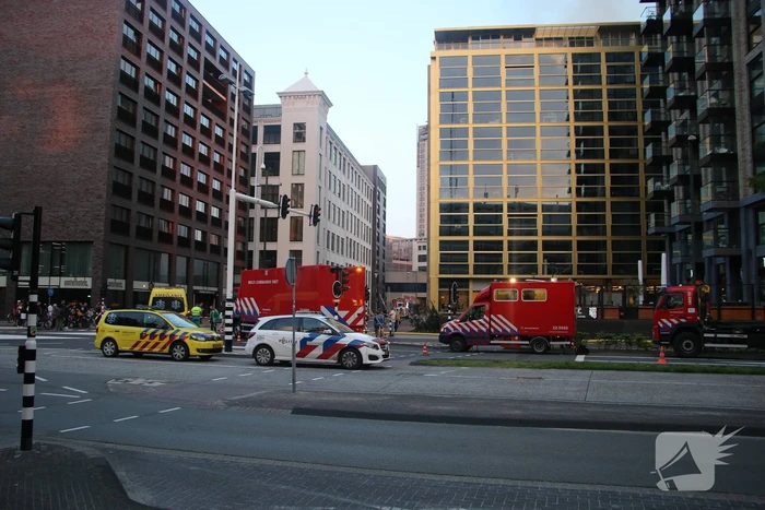 Zeer grote brand in leegstaande loods