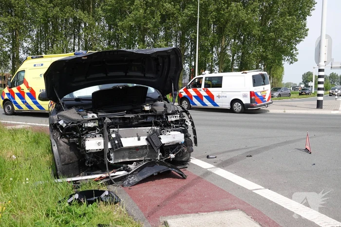 Verkeerscamera betrokken bij botsing