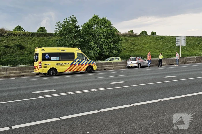 Eenzijdig ongeval op snelweg