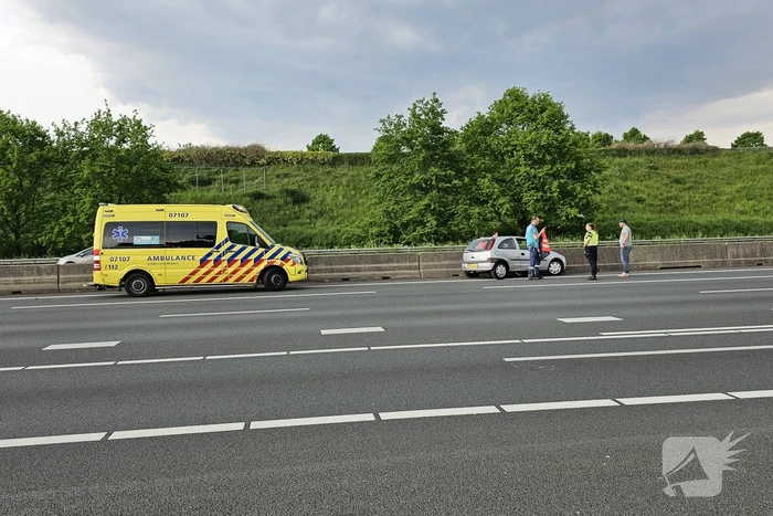 Eenzijdig ongeval op snelweg