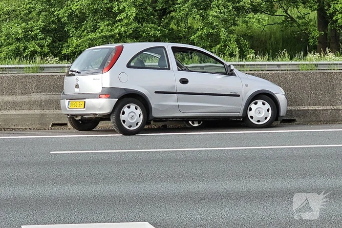 Eenzijdig ongeval op snelweg