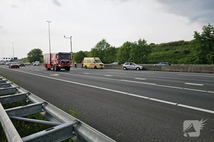 Eenzijdig ongeval op snelweg