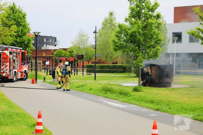 Vathorst zonder stroom door brand in transformaterhuis