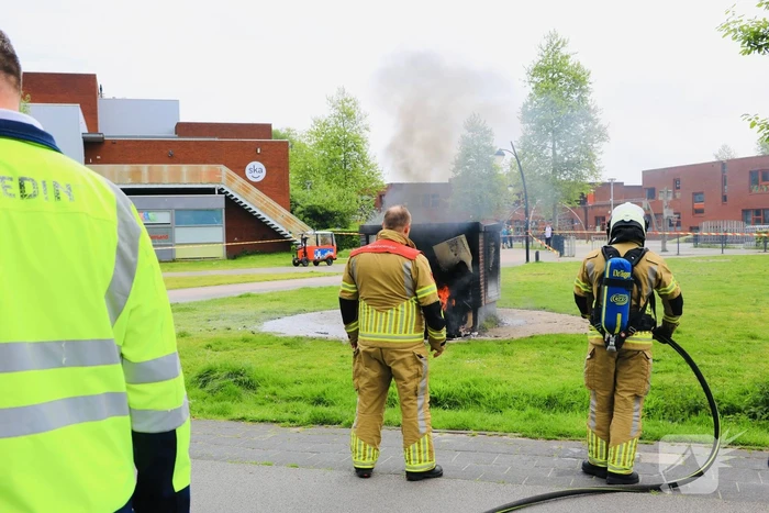 Vathorst zonder stroom door brand in transformaterhuis
