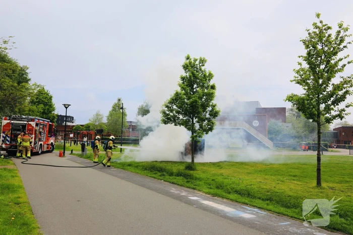 Vathorst zonder stroom door brand in transformaterhuis