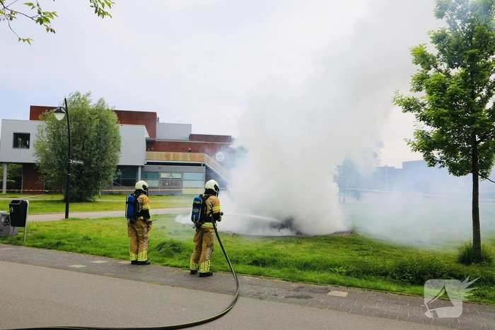 Vathorst zonder stroom door brand in transformaterhuis