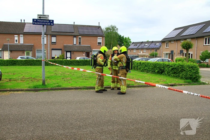Explosiegevaar door gaslekkage in woning
