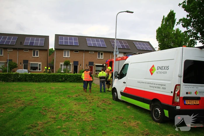 Explosiegevaar door gaslekkage in woning