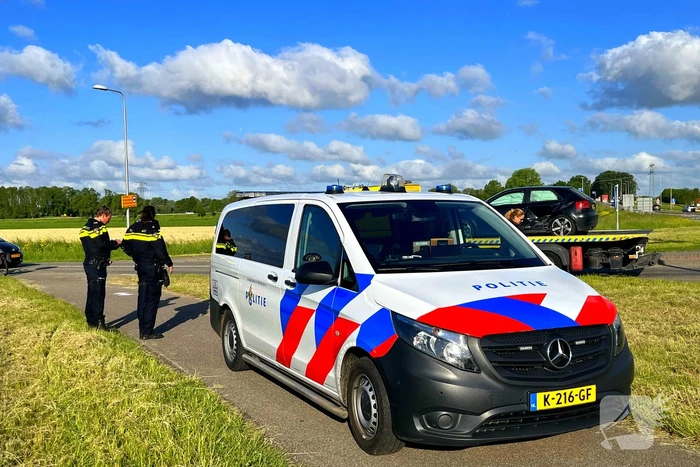 Botsing tussen drie personenauto's