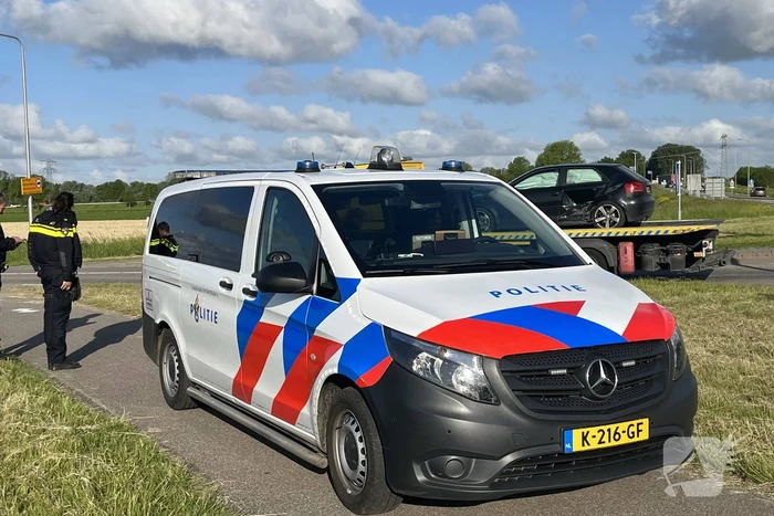 Botsing tussen drie personenauto's