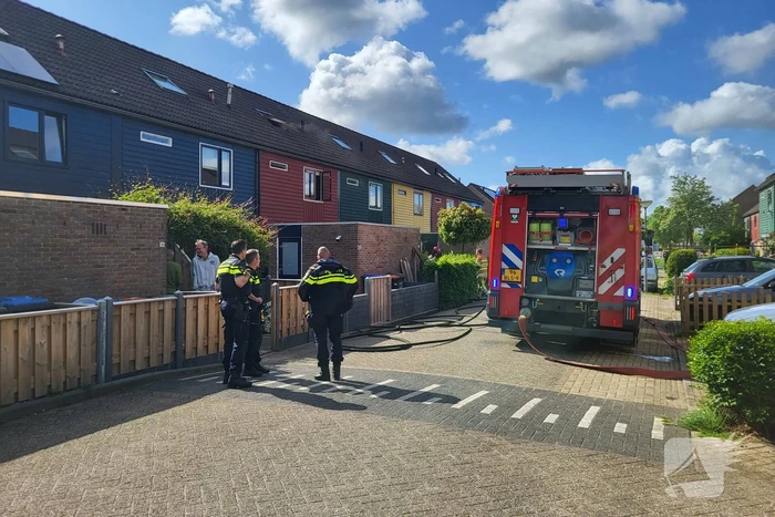Brandweer ingezet voor woningbrand