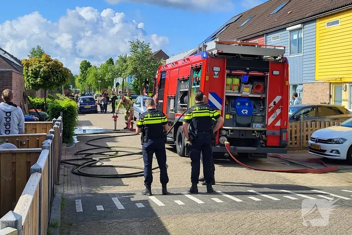 Brandweer ingezet voor woningbrand