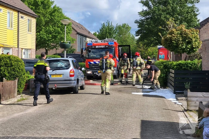 Brandweer ingezet voor woningbrand