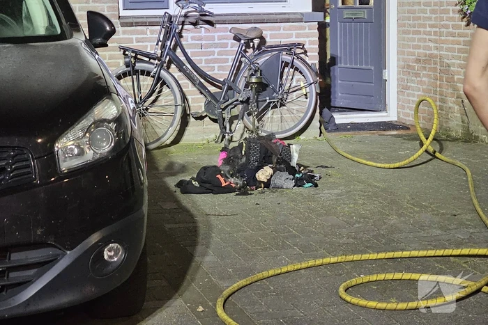 Brand op zolder van woning