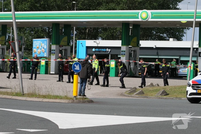 Politie doet onderzoek naar schietpartij BP-tankstation