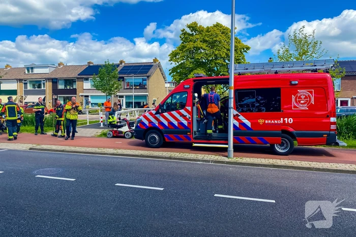 Verlaten scootmobiel aangetroffen aan waterkant