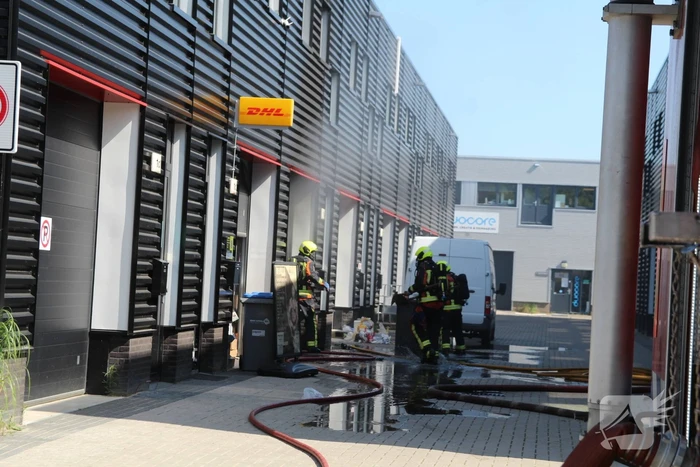 Grote brand in opslagloods