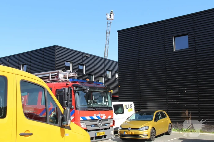 Grote brand in opslagloods