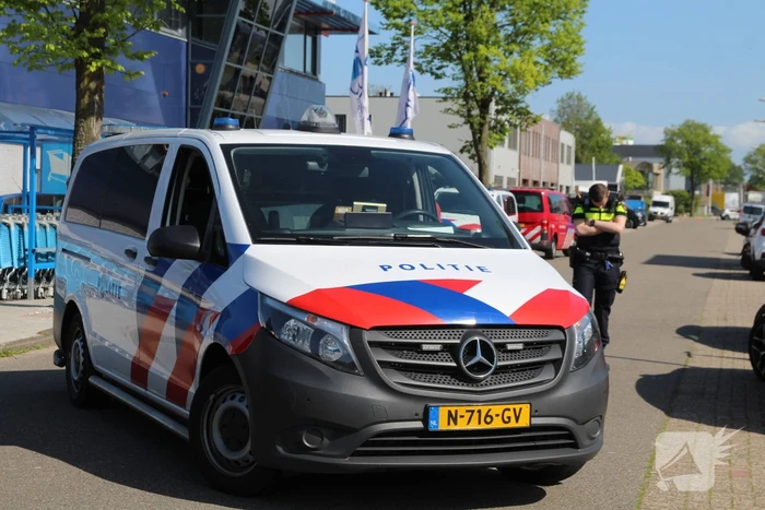 Grote brand in opslagloods