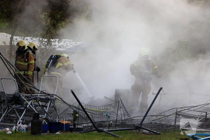 Aanhouding na hevige brand in drie glampingtenten