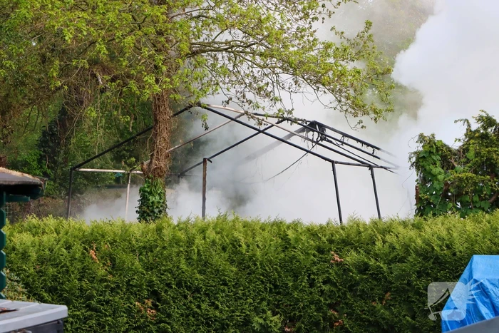 Aanhouding na hevige brand in drie glampingtenten