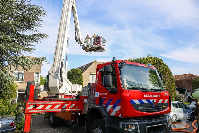 Uitslaande brand in woning