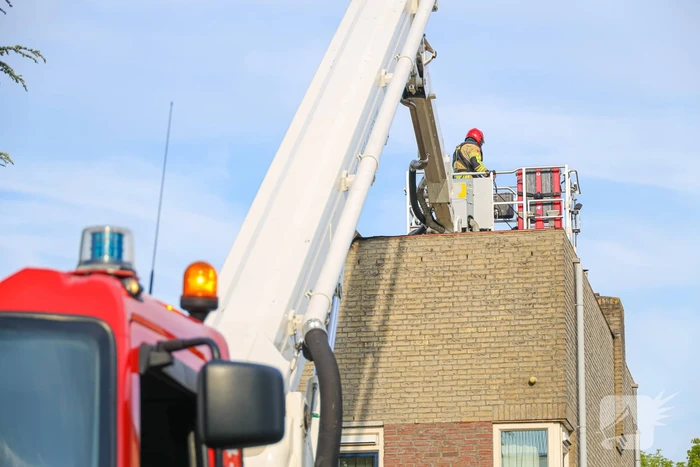 Uitslaande brand in woning