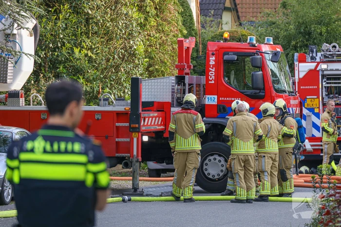 Uitslaande brand in woning