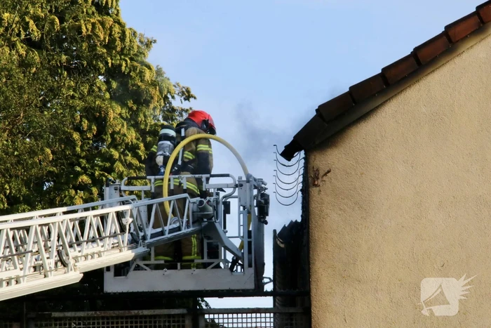 Brand na mogelijke explosie