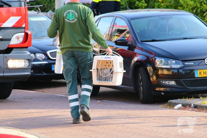 Brand na mogelijke explosie
