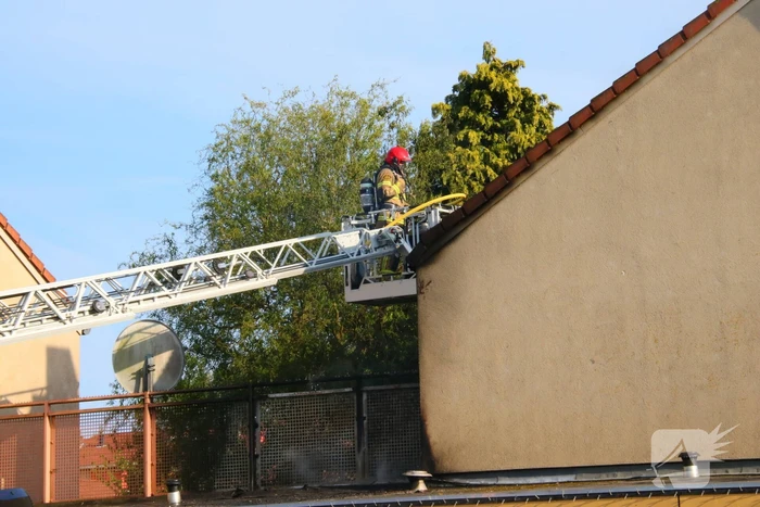Brand na mogelijke explosie