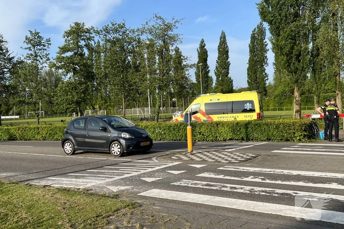 Fietser gewond bij aanrijding met auto