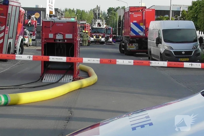 Zeer grote brand bij orthopedisch bedrijf