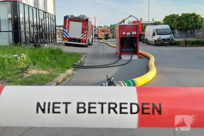 Zeer grote brand bij orthopedisch bedrijf
