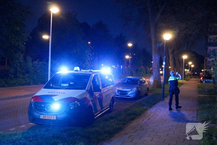 Kleine brand in achtertuin