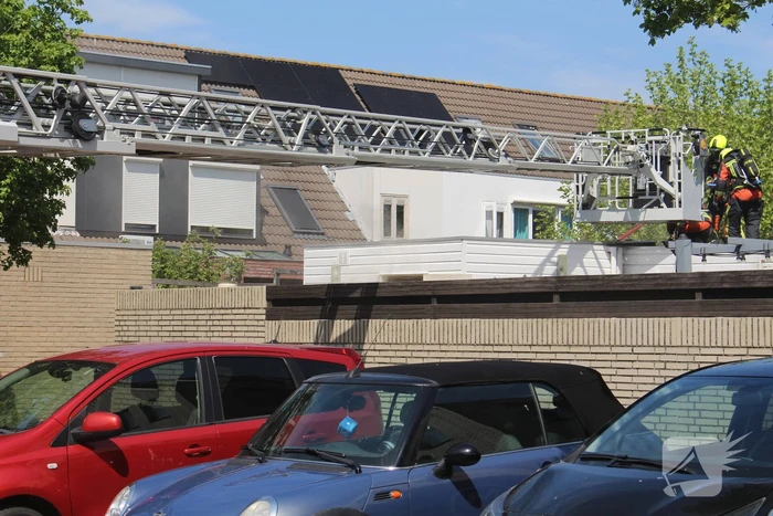 Brand in schuur van woning